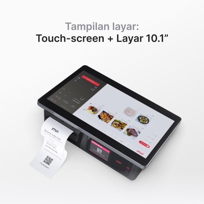 

TABLET MESIN KASIR IMIN D1 THERMAL PRINTER 58 SCANNER 2D LTE 4G - LAYAR 10.1 INCH - ANDROID, SMART