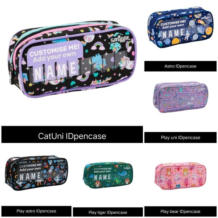 

SMIGGLE ID NAME PENCIL CASE/TEMPAT PENCIL ADA NAMA /KOTAK PENCIL/GIFT