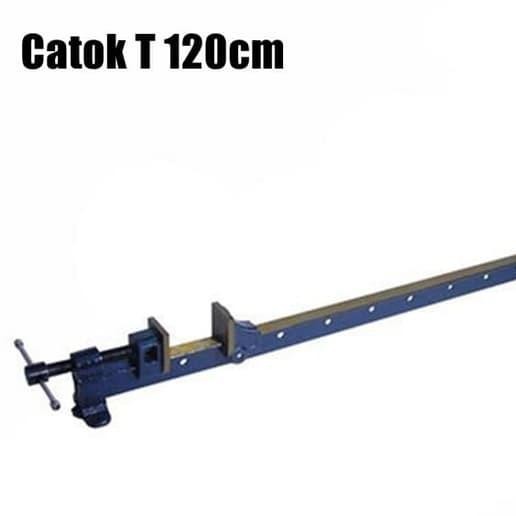 Catok T 120Cm Heavy Duty T Bar Sash Clamp 4 Feet Press Papan Kayu