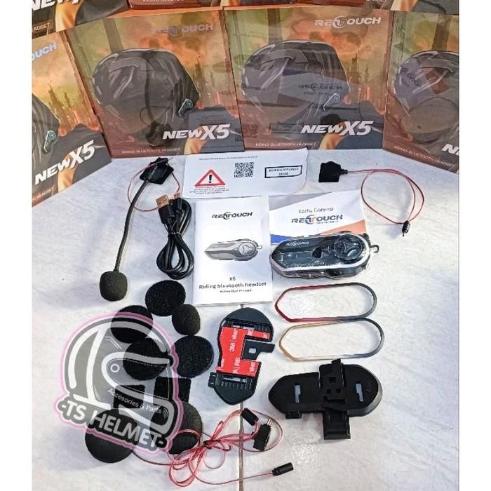 Intercom New X5 X3 Earphone Wireless Headset Telepon Seo