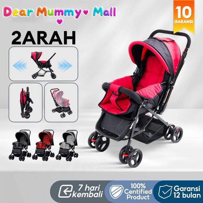 Stroller baby Stroller bayi Kereta Dorong Bayi Lipat Penumpang baby stroller Mudah untuk dibawa dan