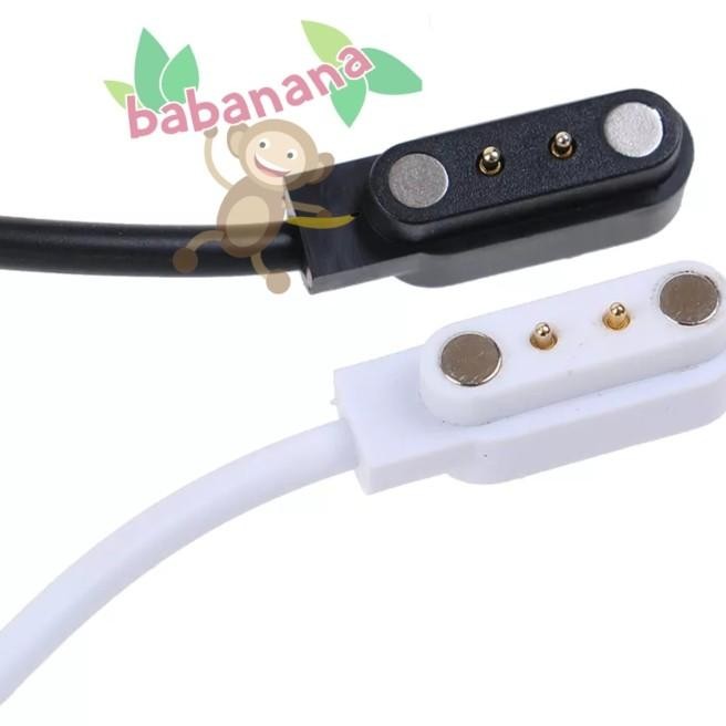 Kabel charger 2 pin 4mm magnetic blender smart watch smartband
