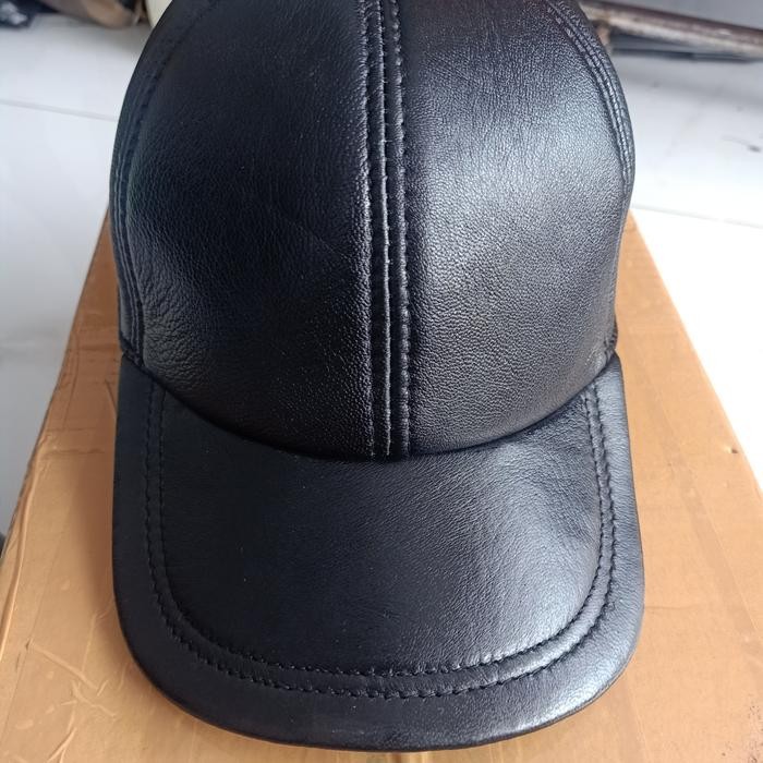 topi kulit domba asli asli