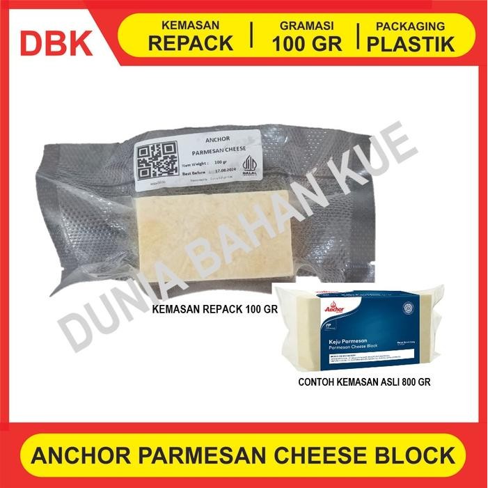 

Pilihan- Anchor Parmesan Cheese Block 100 Gr Repack / Keju Parmesan Blok