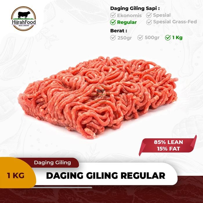 

Pilihan- Hijrahfood Daging Giling Sapi Minced Ground Beef - Regular - 1 Kg