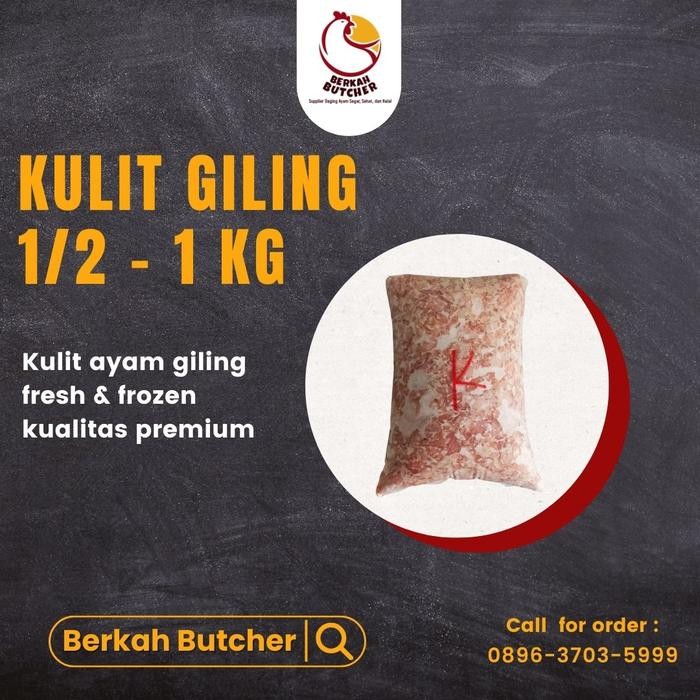 

Pilihan- Kulit Ayam Giling 500 Gr - Berkah Butcher