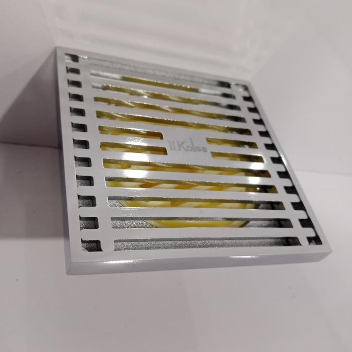 JUAL Floor Drain Kamar Mandi Koles Stainless Persegi Panjang Anti Bau & Serangga