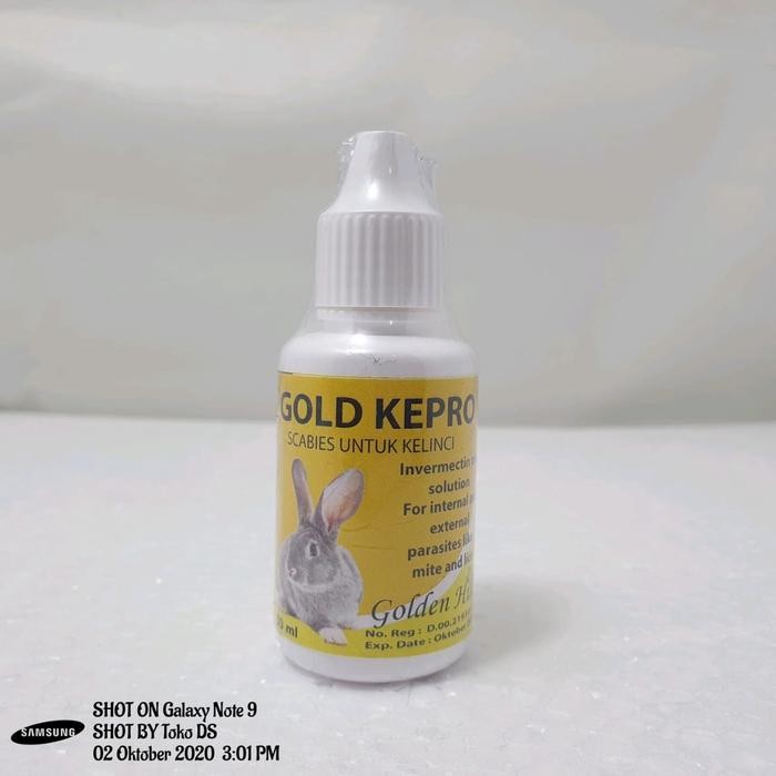 Pilihan- Gold Kepro Kelinci - Invermectin Oral Obat Kudis Scabies Kelinci Minum