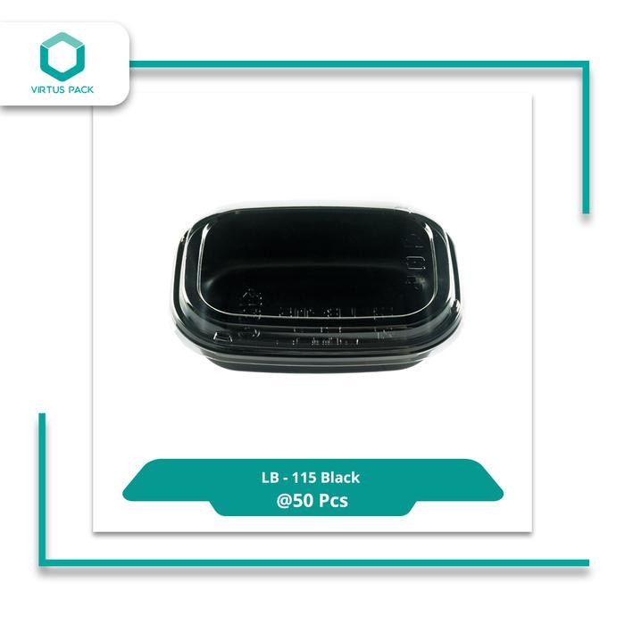 

Pilihan- Virtuspack / Mika / Tray Spaghetti / Lunch Box Lb-115 Black / 50Pcs