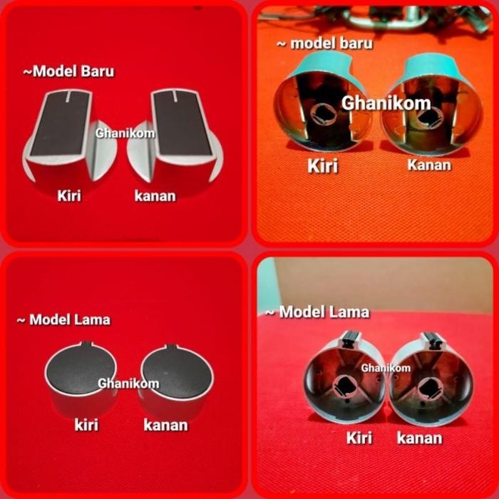 Kenop Kompor Tanam Progas 2 tungku 3 Tungku - Knop Progas - Tombol