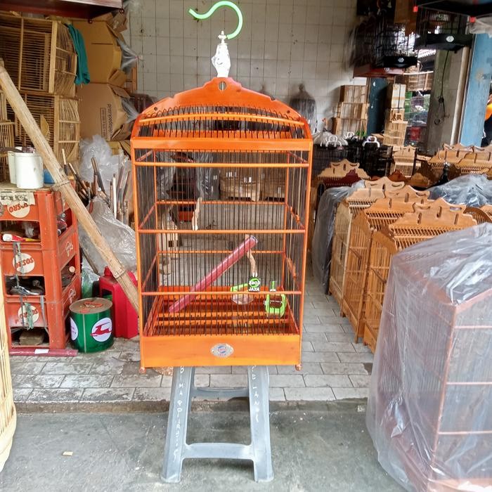 sangkar /kandang kotak Ebod no 3 warna coklat (gojek dan grab)