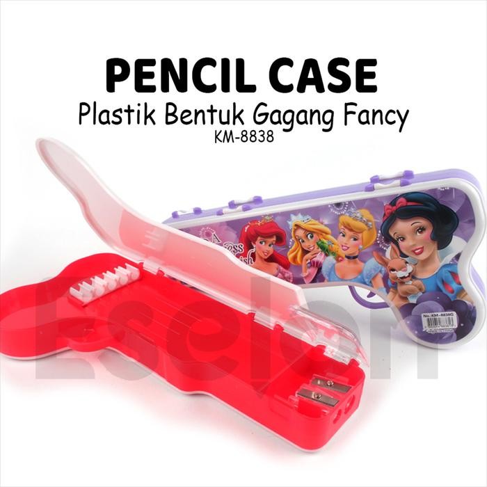 

New Kotak Pensil Plastik Fancy KM-8838 / Tempat Pensil Karakter