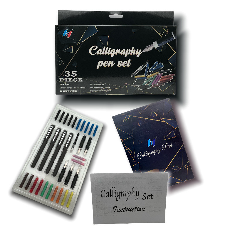 

Set Pulpen Kaligrafi 4 Pcs - Tinta Warna - Mata Pena XF/F/M/B/XB - Material Plastik & Stainless Steel 304 |2K7O6SHN|