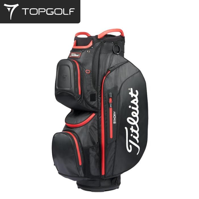 Caddie Bag Golf Titleist 15 Stadry TB22CT7-006 Blk/Blk/Red