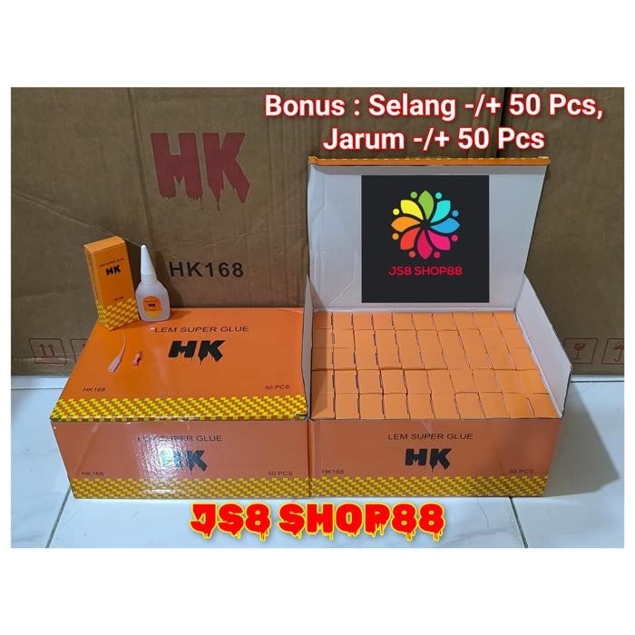 

King Isi 50 Pcs Lem Korea Setan Serbaguna Power Glue Tetes Cair Alteco Original Hk 12Gr