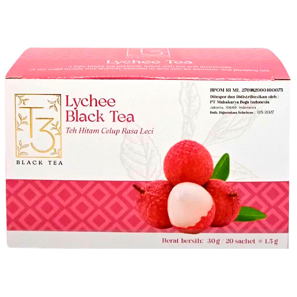 

S34217 T3 LYCHEE TEA BAG 30GRX20PC KOTAK MAJU BERSAMA (20250910)