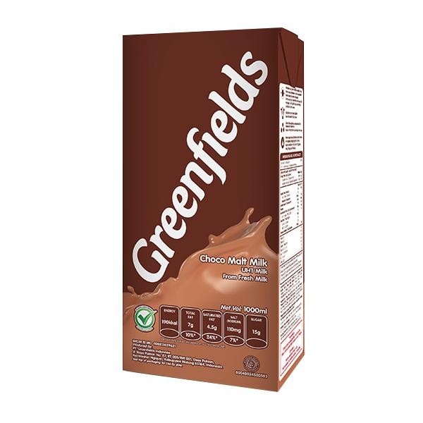 

Pilihan- Greenfields Uht Choco Malt 1000 Ml - Susu