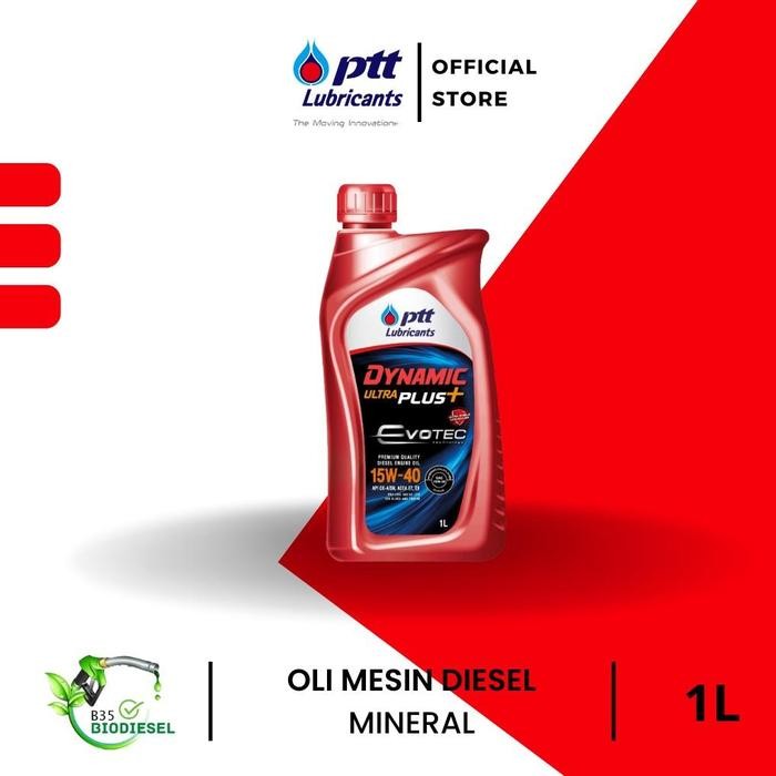 Pilihan- Ptt Dynamic Ultra Plus+ Sae 15W-40 Api Ck-4/Sn [1L]
