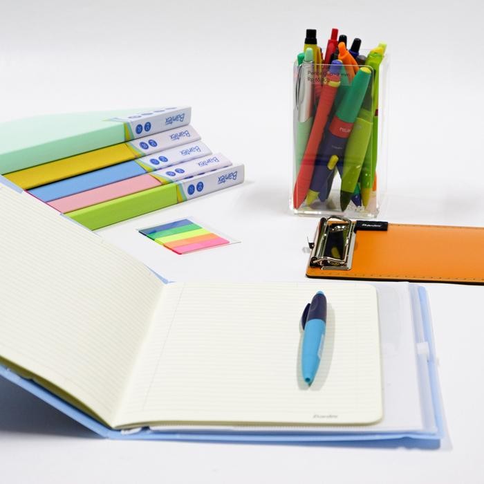 

Bantex Notebook A5 With String Sky Blue - 8032 23