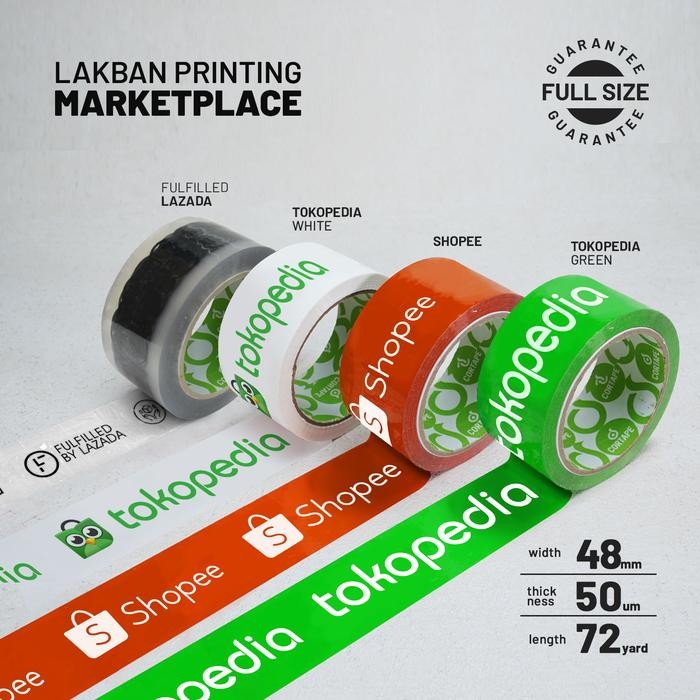 

Lakban Cortape Cokelat 48 Mm X 90 Yard 1 Dus Per Dus Gojek/Grab