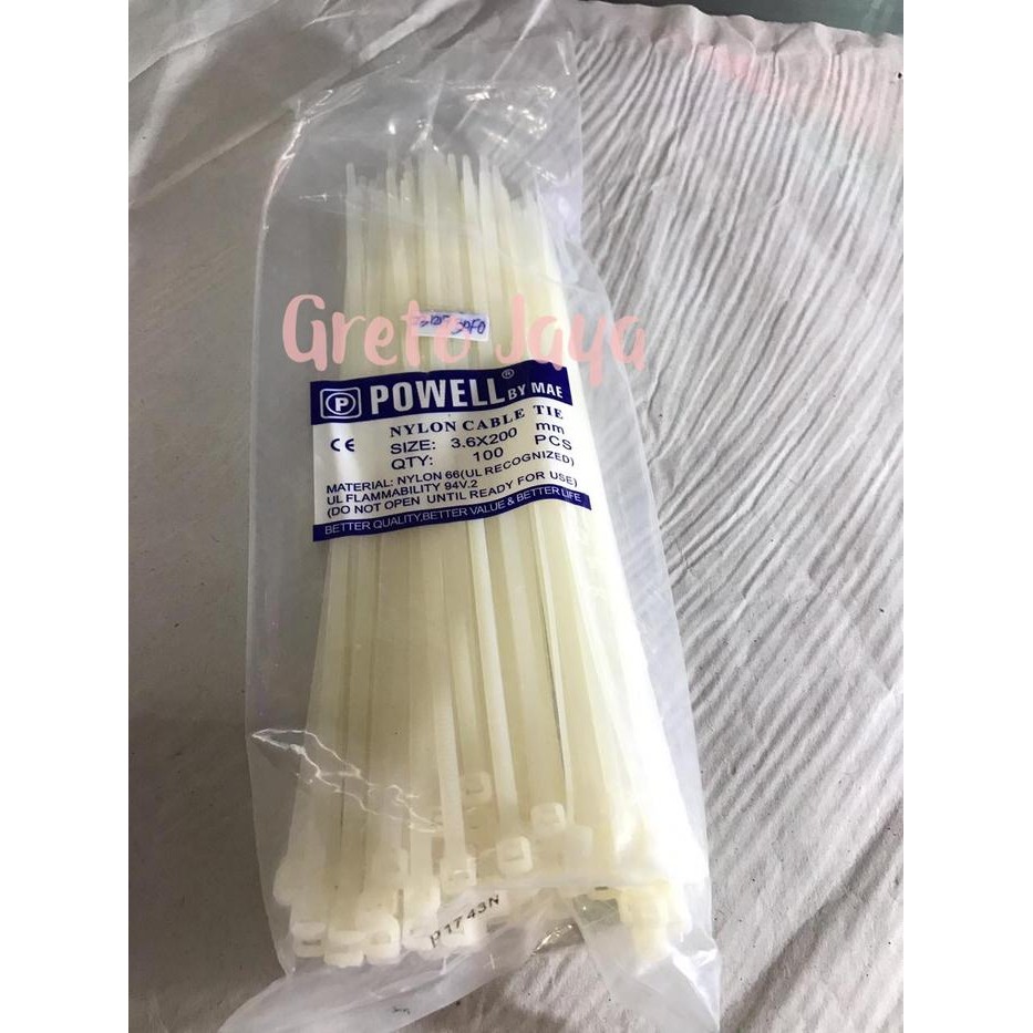 

OJ (20 cm) Pengikat Kabel Cable Cabel Tis Ties Tie 20 cm Murah Bagus