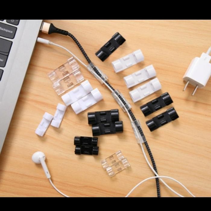 

Klip Tempel Manajemen Kabel Wire Original 20Pcs
