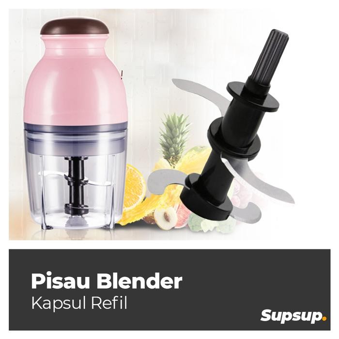 New Pisau Blender Kapsul Tajam 4 Mata Refil Pisau Blender Kapsul