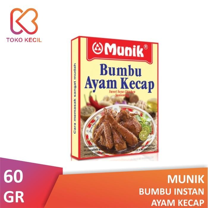 

Stok Baru Munik Bumbu Ayam Kecap 60gr