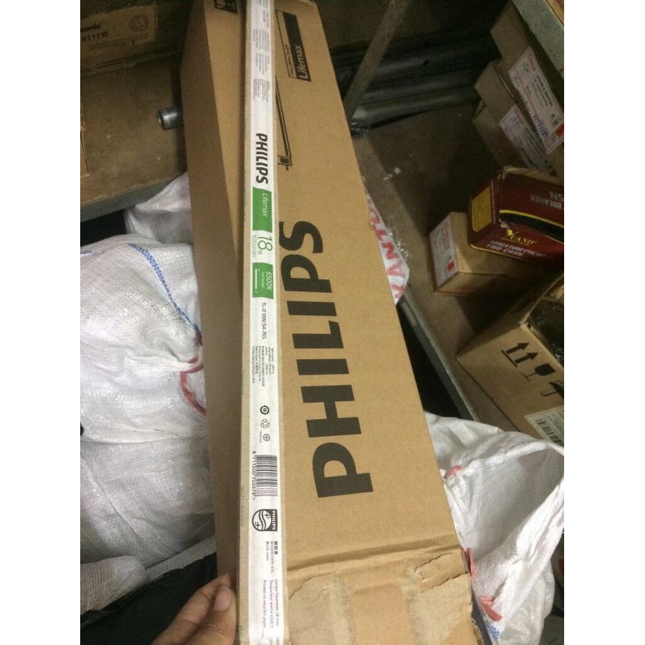 New TL 18 Watt Philips Putih / Lampu TL 18 W Philips / Lampu Neon 18 W