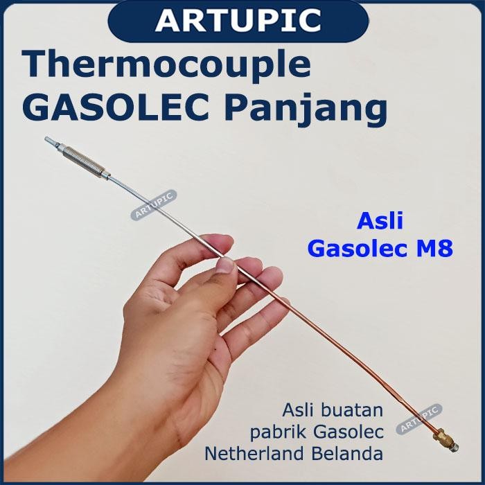Thermocouple Gasolec Long M8 Asli Original Pematik Pemanas Kandang