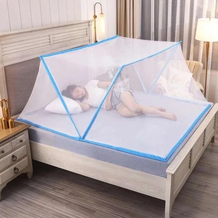 New Kelambu Tempat Tidur 120 x 200cm Semua Ukuran/Kelambu Kotak Lipat