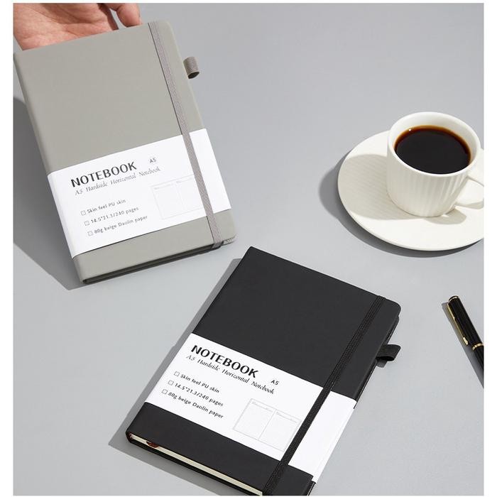 

UQ (120 Lembar) Buku Tulis A5 Bisnis Notebook Catatan Jurnal Cover Kulit PU Berwarna STY7057