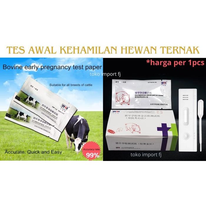 Tes Kehamilan Hewan Ternak Sapi Tes Kehamilan Hewan Ternak Babi Ready (TERBAIK) (TERBARU) (TERMURAH)