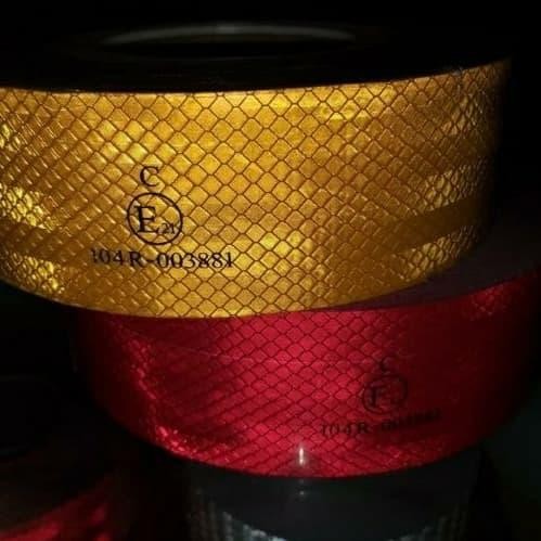 

Sticker Stiker Rambu Nyala Pemantul Cahaya E21 Uji Kir 10 Meter