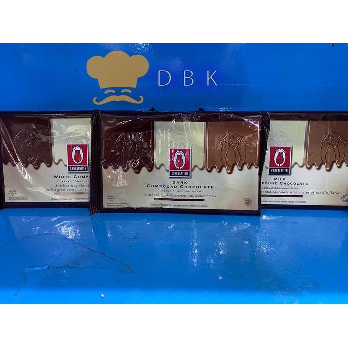 

TULIP Chocolate Compound Cokelat Masak Dark Milk susu dan White 1kg