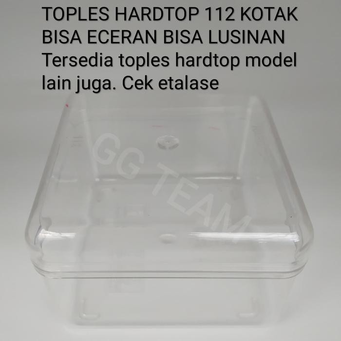 TOPLES PLASTIK KUE KERING NASTAR HARDTOP 112 KOTAK
