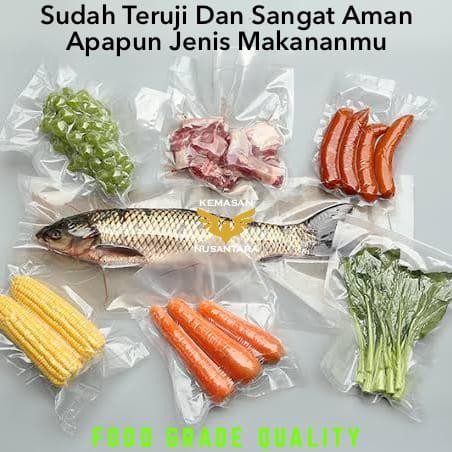 Vacuum Bag 35 x 60 cm, Plastik Vakum Sealer, Vakum Bag, Plastik Sealer