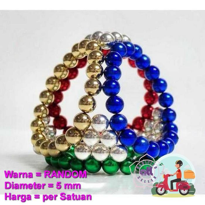 ATL 5mm Ball Bola Bulat Kelereng Neodymium Magnet NdFeB N35 Multi ORI