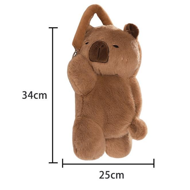 Tempat Tisu Mobil Capybara Kotak Tisu Lucu Tas Tisu Mobil Multifungsi Kotak Tisu Mobil