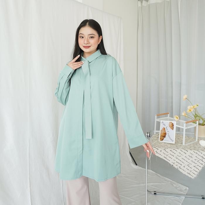 Orla Midi Dress/Tunik B5010127 by Sonia Basic Tunik Premium Wanita / Tunik Midi Polos Wanita
