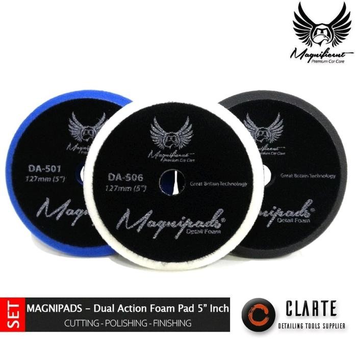 MAGNIPADS Dual Action Foam Pad SET 5"inch Busa Poles Dual Action