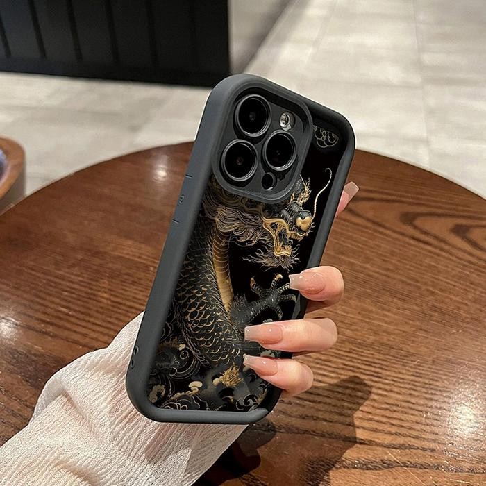 Casing Hp untuk VIVO Y20 Y20s Y20i Y20T Y12s Y12a Y30G Y11s Case pola naga Casing perlindungan lensa