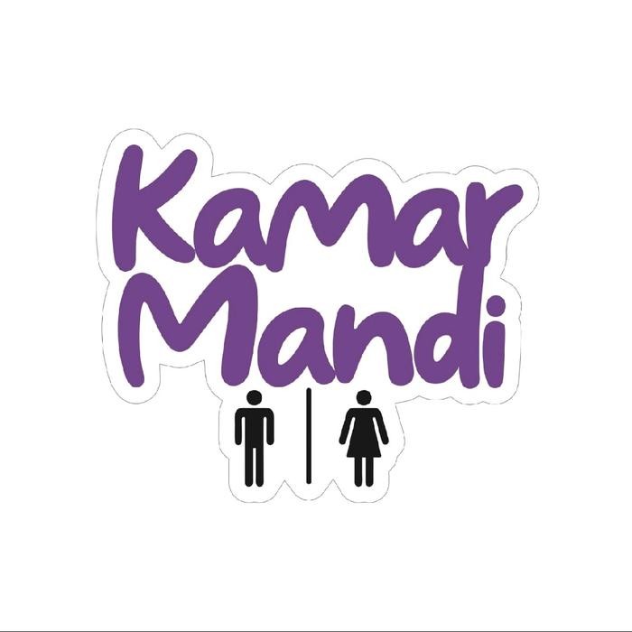 Hiasan dekorasi dinding aesthetic tempel tulisan kamar mandi BR