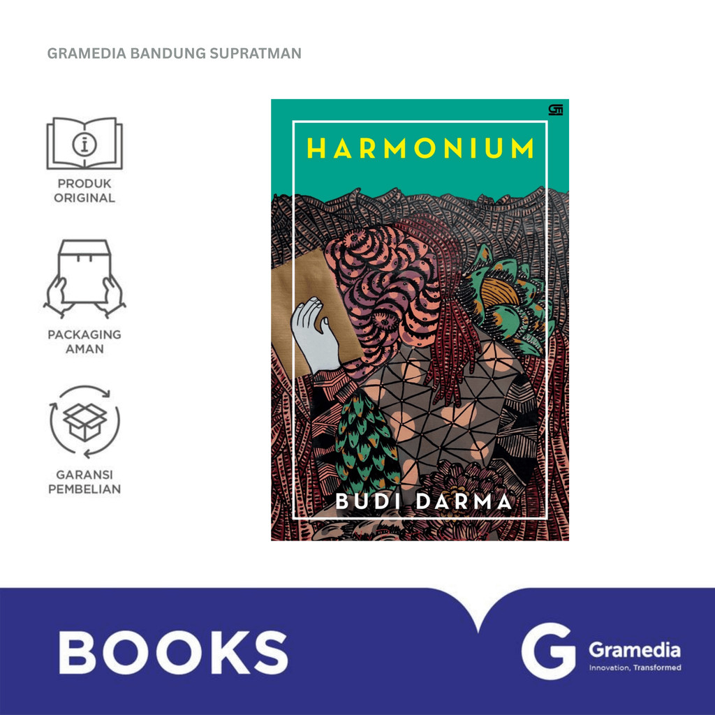Gramedia Bandung Supratman | Buku Novel HARMONIUM | Buku Novel Best Seller | Buku Novel Original Gra
