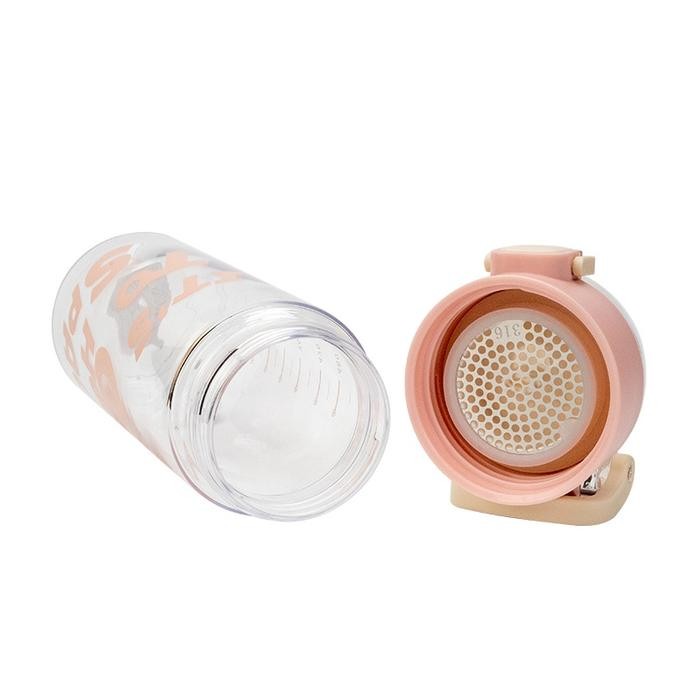 DJJ OHSOME - Yachun Fashion Water Bottle Botol Minum Plastik Aneka Warna 620ml Hijau Stainless Steel