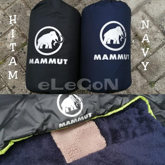Premium Sleeping Bag Mammut Bulu Tebal Darkly Sb Selimut Gunung