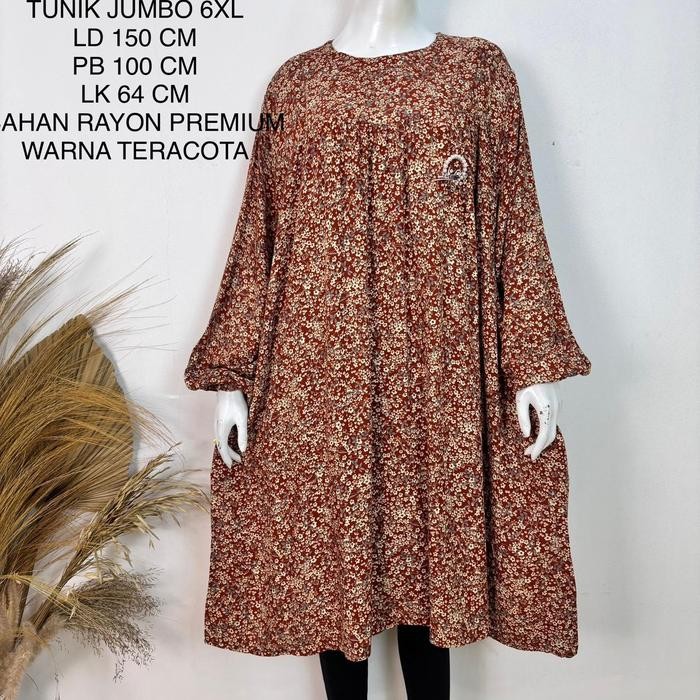 lplw- Tunik Atasan Super Jumbo Ld 150 Cm Koleksi Terbaru