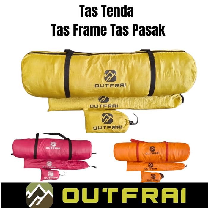 Forester - Paket Tas Tenda Outdoor Kantong Tenda Gunung Kapasitas 4 - 5 Orang Tas Frame Tas Pasak