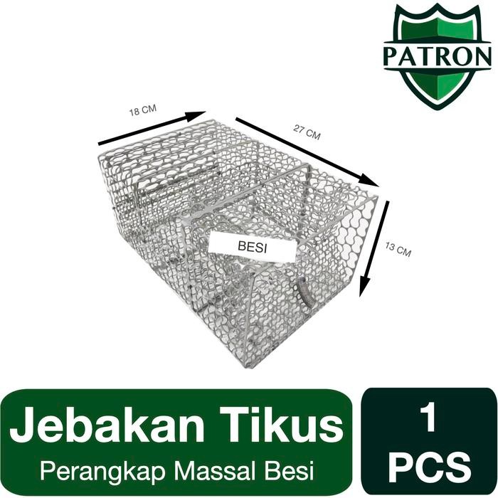 AMPUH Jebakan Tikus Masal Besi - Perangkap Tikus Masal - Besi Plat - 1 PCS