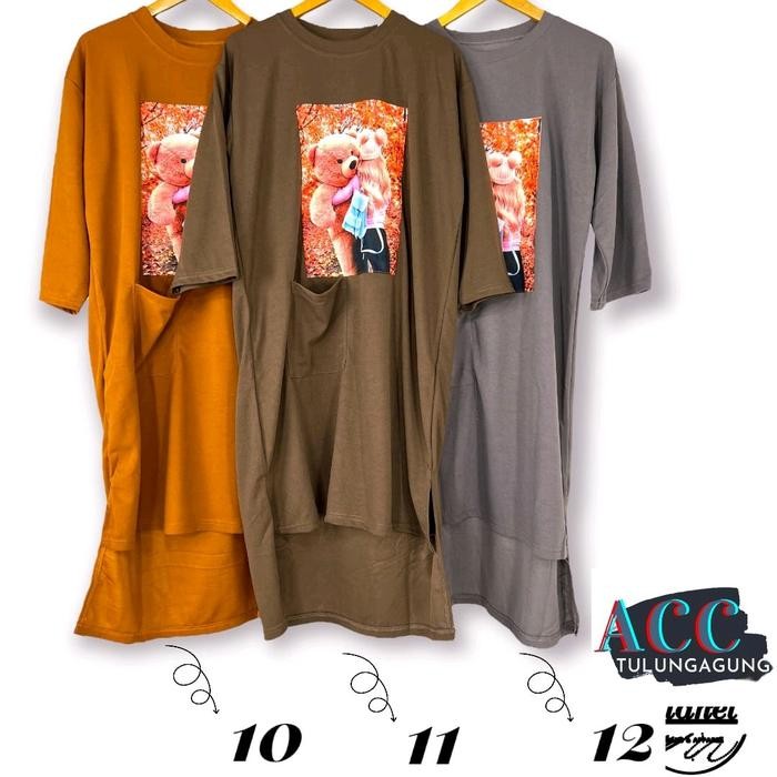 KirimCpT- Tunik Jumbo Tunik Super Jumbo Long Tunic Basic Oversized Gamis Jumbo